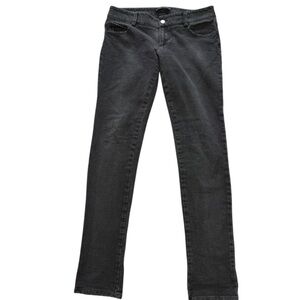 Alice + Olivia Washed Black Skinny Jeans Stretchy see measurements